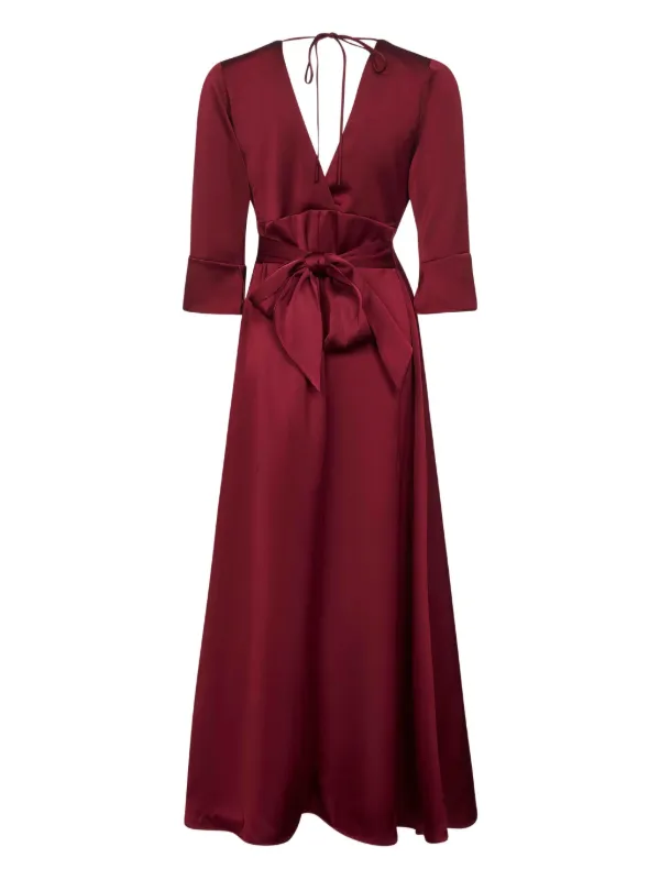Blanca Vita Albox Flared Maxi Dress | Red | FARFETCH Blanca Vita Albox Flared Maxi Dress | Red | FARFETCH