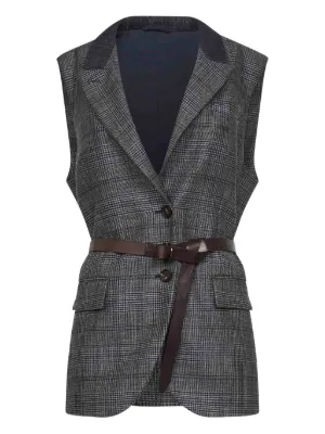 アウターその他 BRUNELLO CUCINELLI Woman Waistcoat Butter M0DVT2142 CDR24 BRUNELLO CUCINELLI: quilted cotton blend vest - Butter