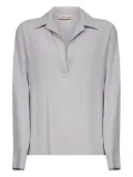Blanca Vita v-neck blouse - Grey