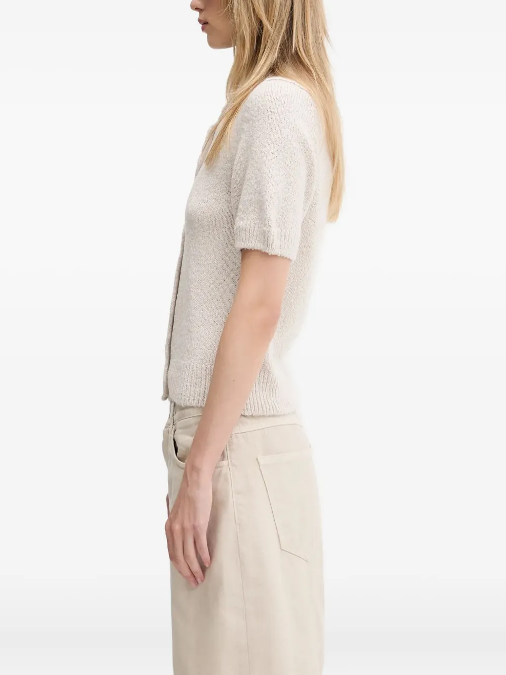 OUR LEGACY Vest met pofmouwen en knopen Beige