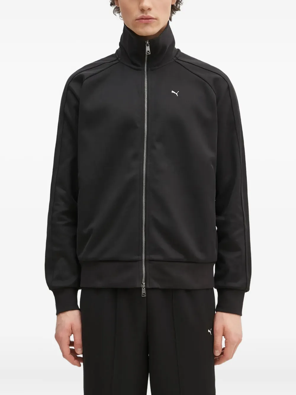 PUMA T7 zip-up sweatshirt - ブラック PUMA T7 zip-up sweatshirt - ブラック