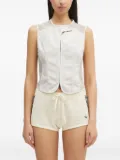 OUR LEGACY panelled sleeveless vest - Neutrals