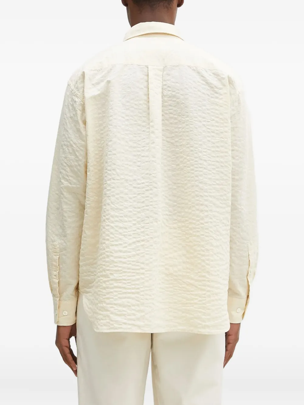 Norse Projects Overhemd met borstzak Beige