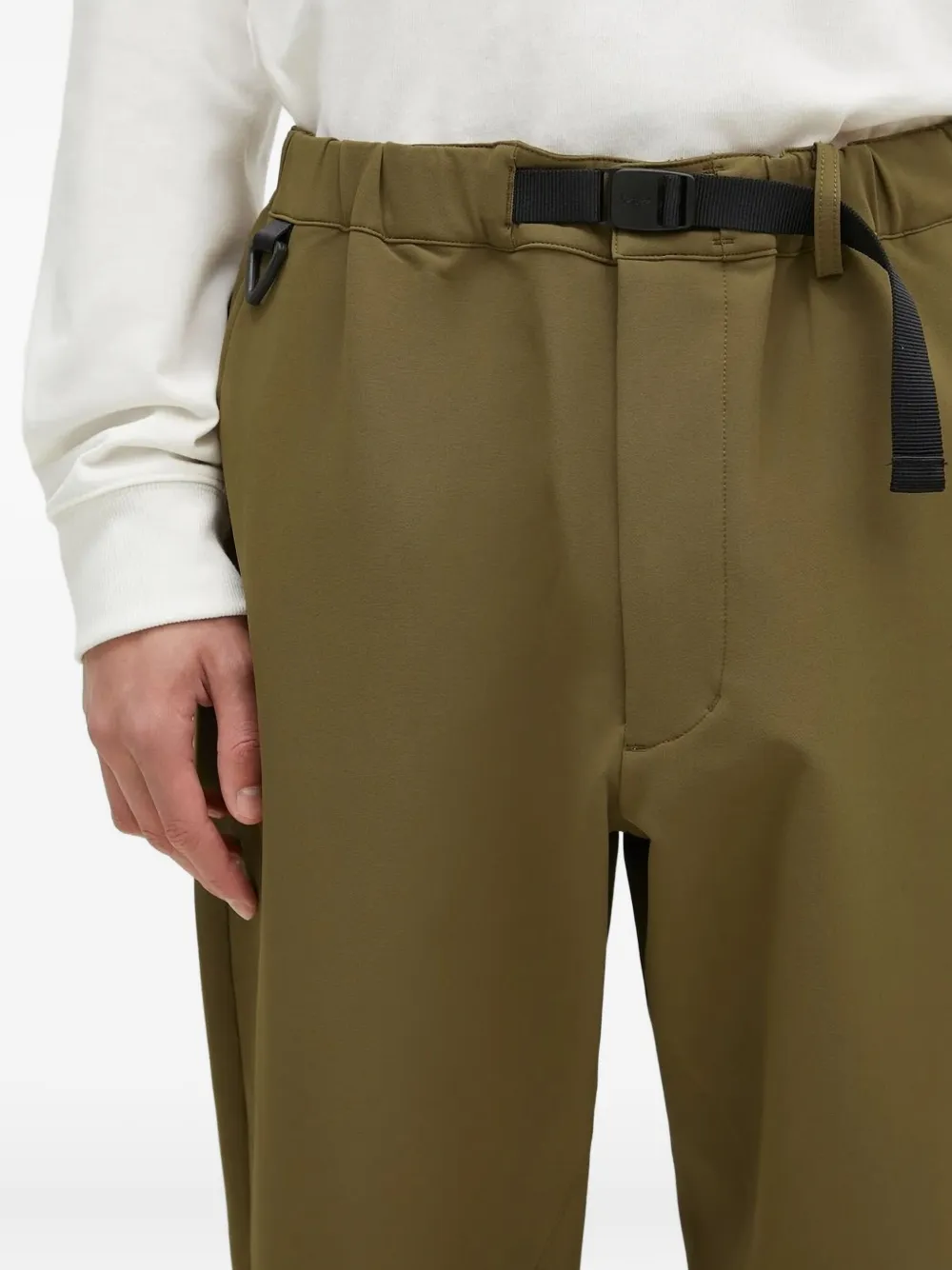 Nanga Drawstring-pocket Trousers In Green