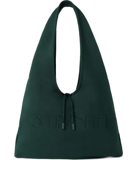 Sunnei Multitasking Sweatbag embossed shoulder Bag