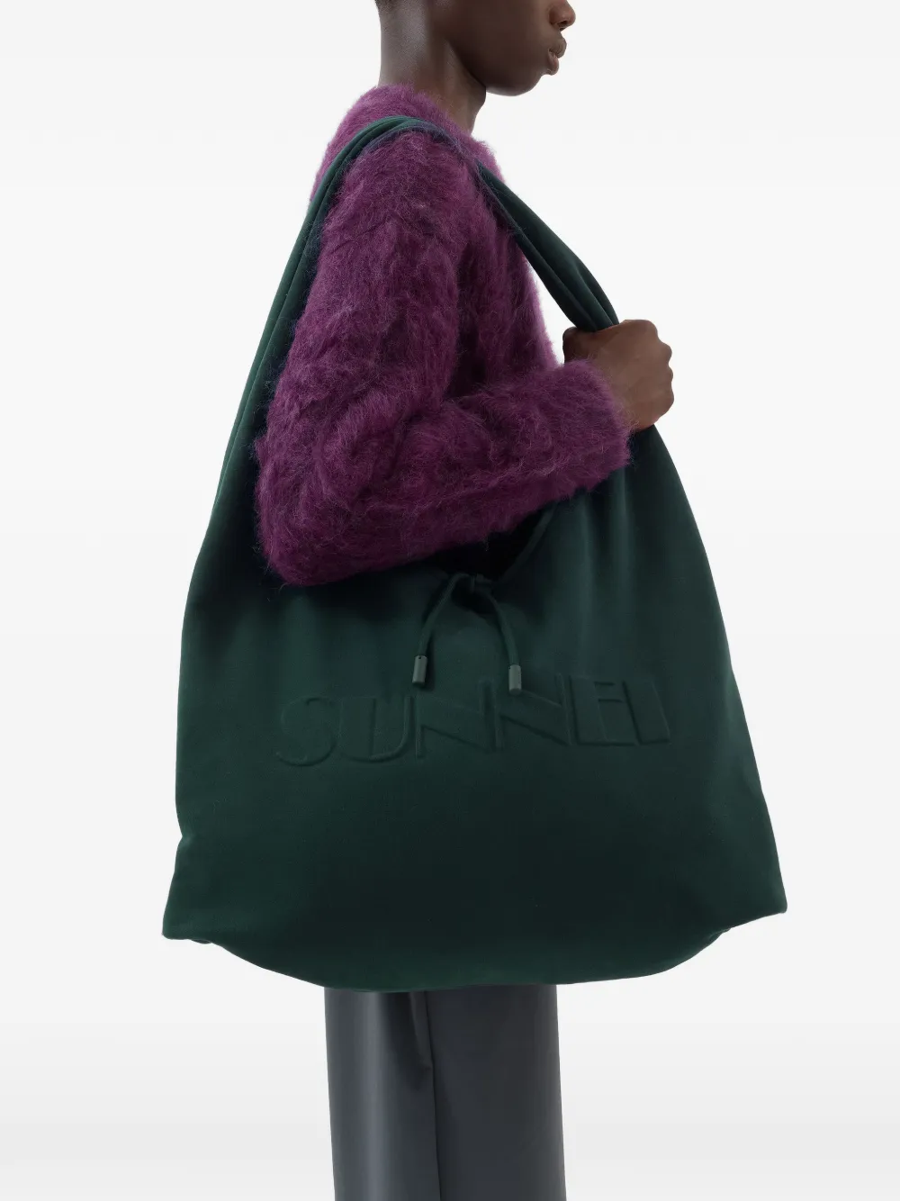 Sunnei Multitasking Sweatbag embossed shoulder Bag | Hombre | Image 2