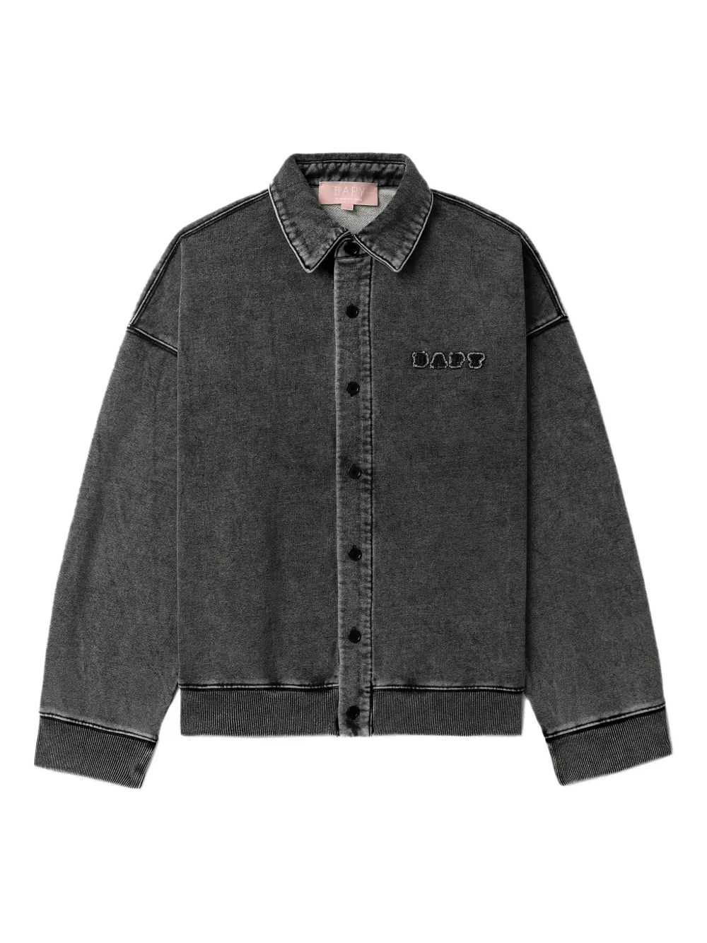 Bapy By *a Bathing Ape® Logo-embroidered Button-down Shirt In Black
