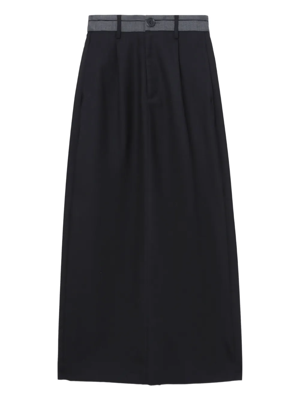 Bapy By *a Bathing Ape® Pleated Panelled Skirt In Black
