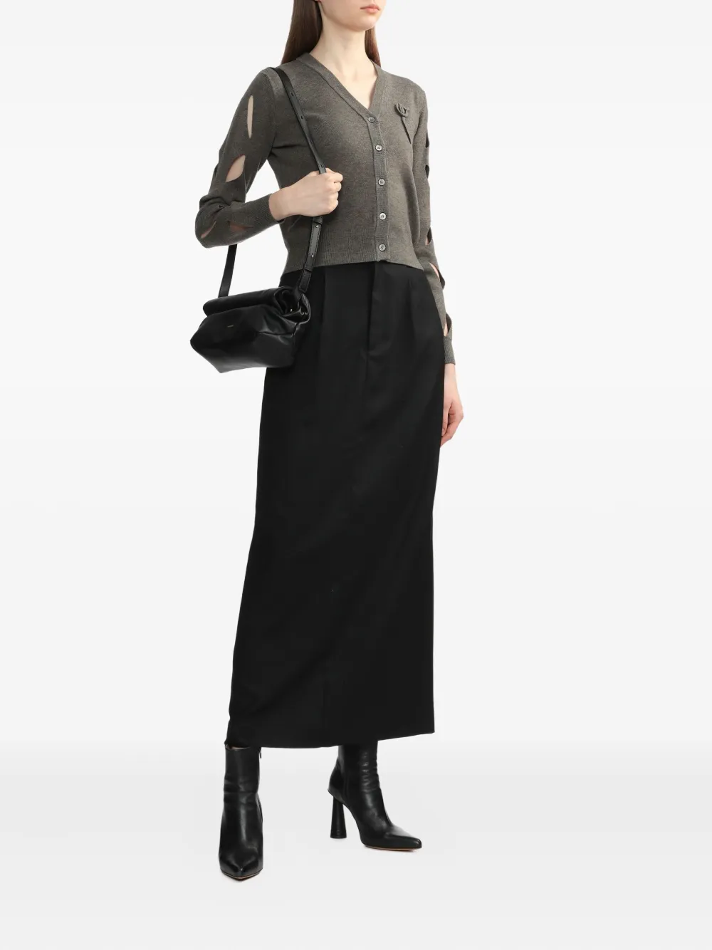 Bapy By *a Bathing Ape® Pleated Panelled Skirt In Black