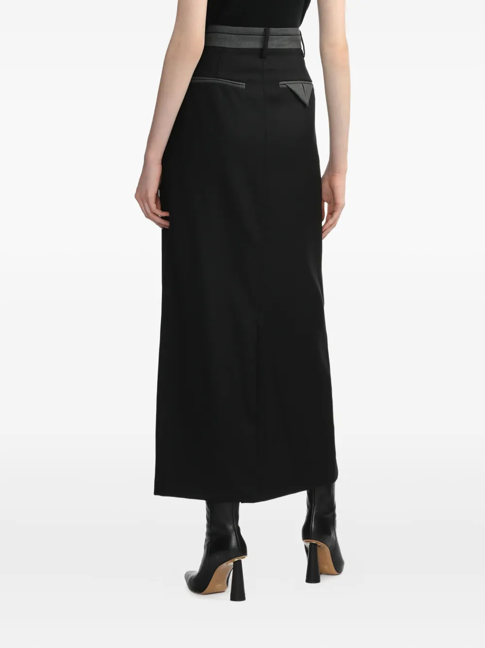 Bapy By *a Bathing Ape® Pleated Panelled Skirt In Black