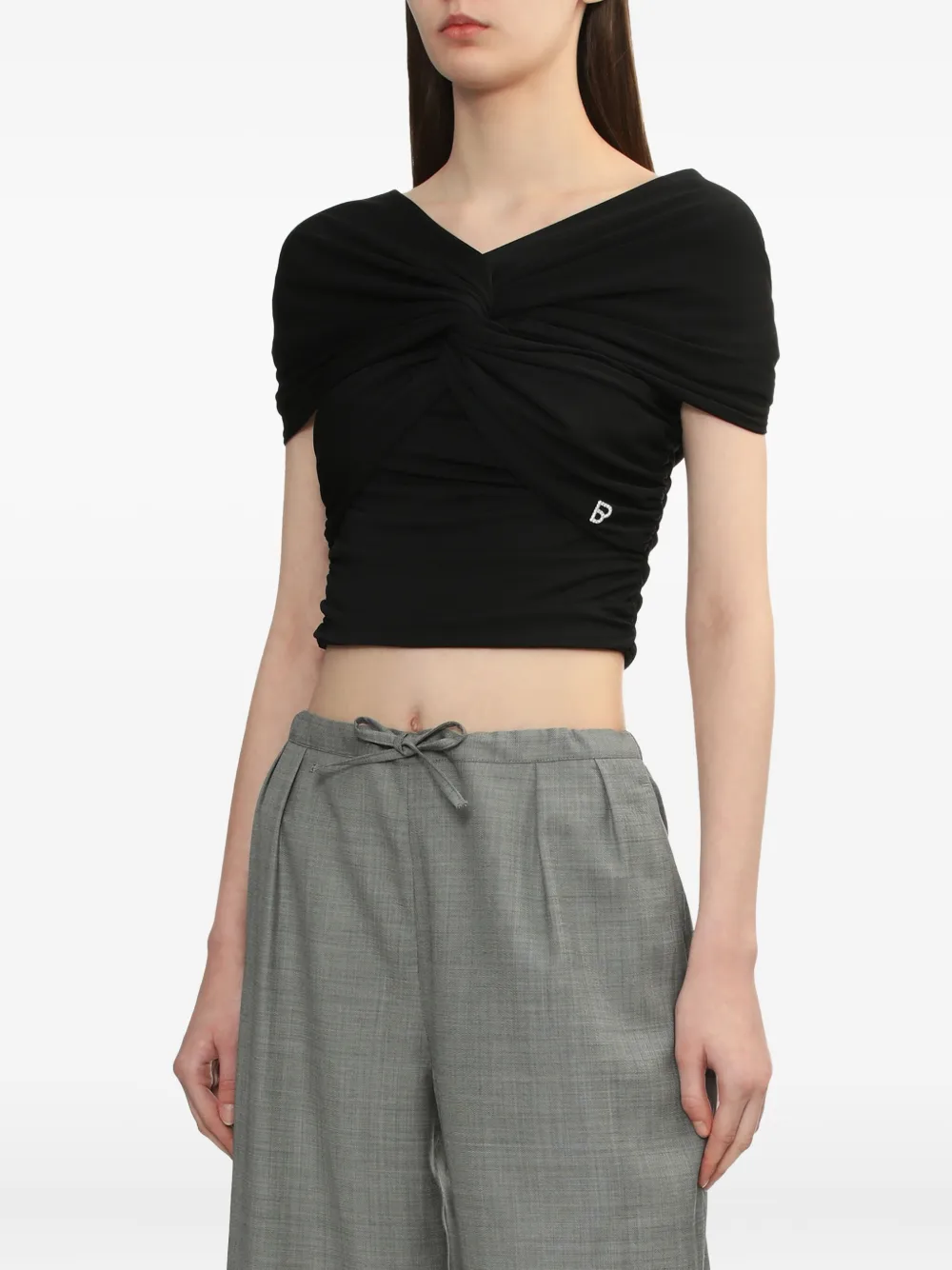 Bapy By *a Bathing Ape® Ruched Blouse In Black