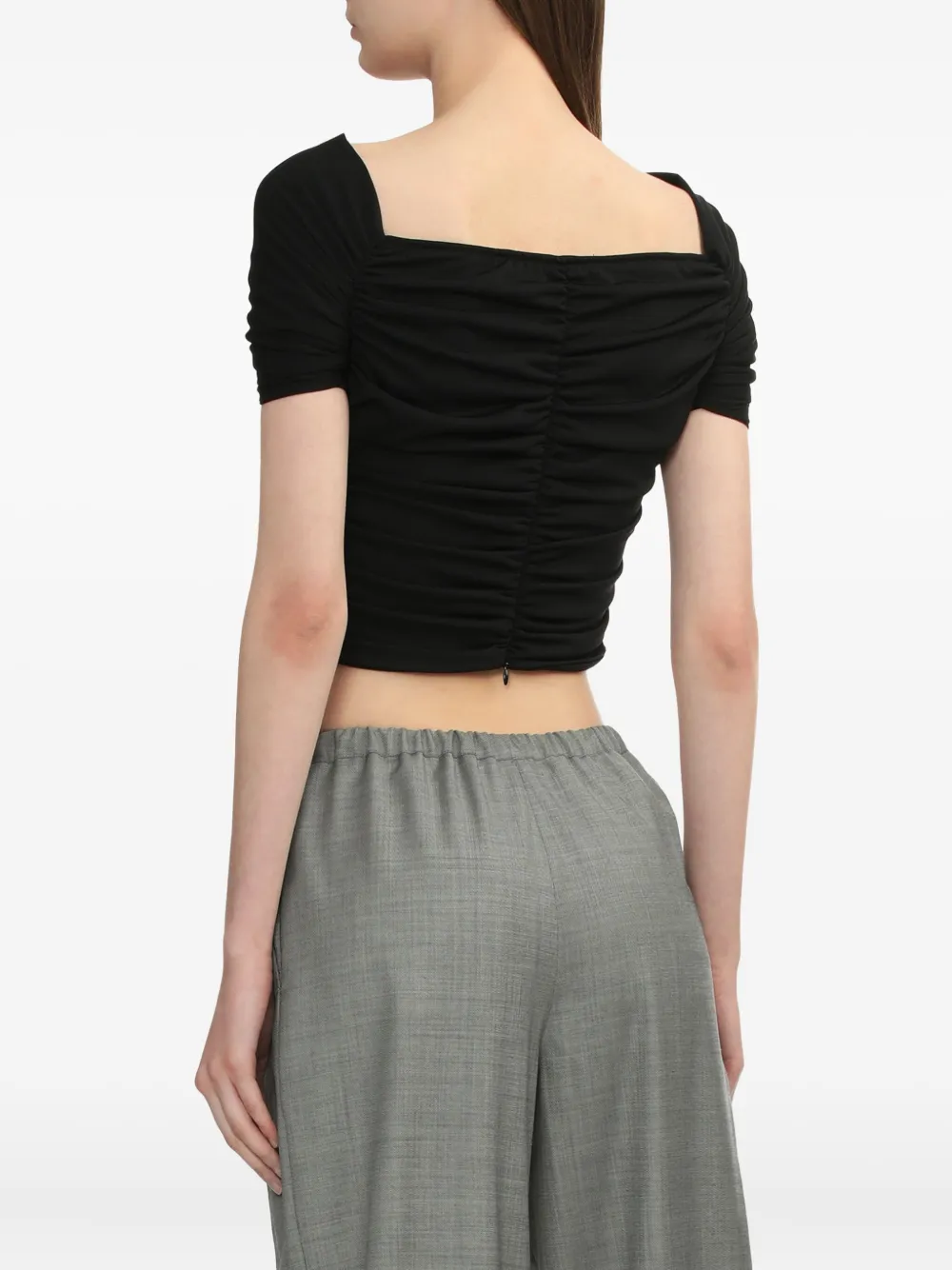 Bapy By *a Bathing Ape® Ruched Blouse In Black