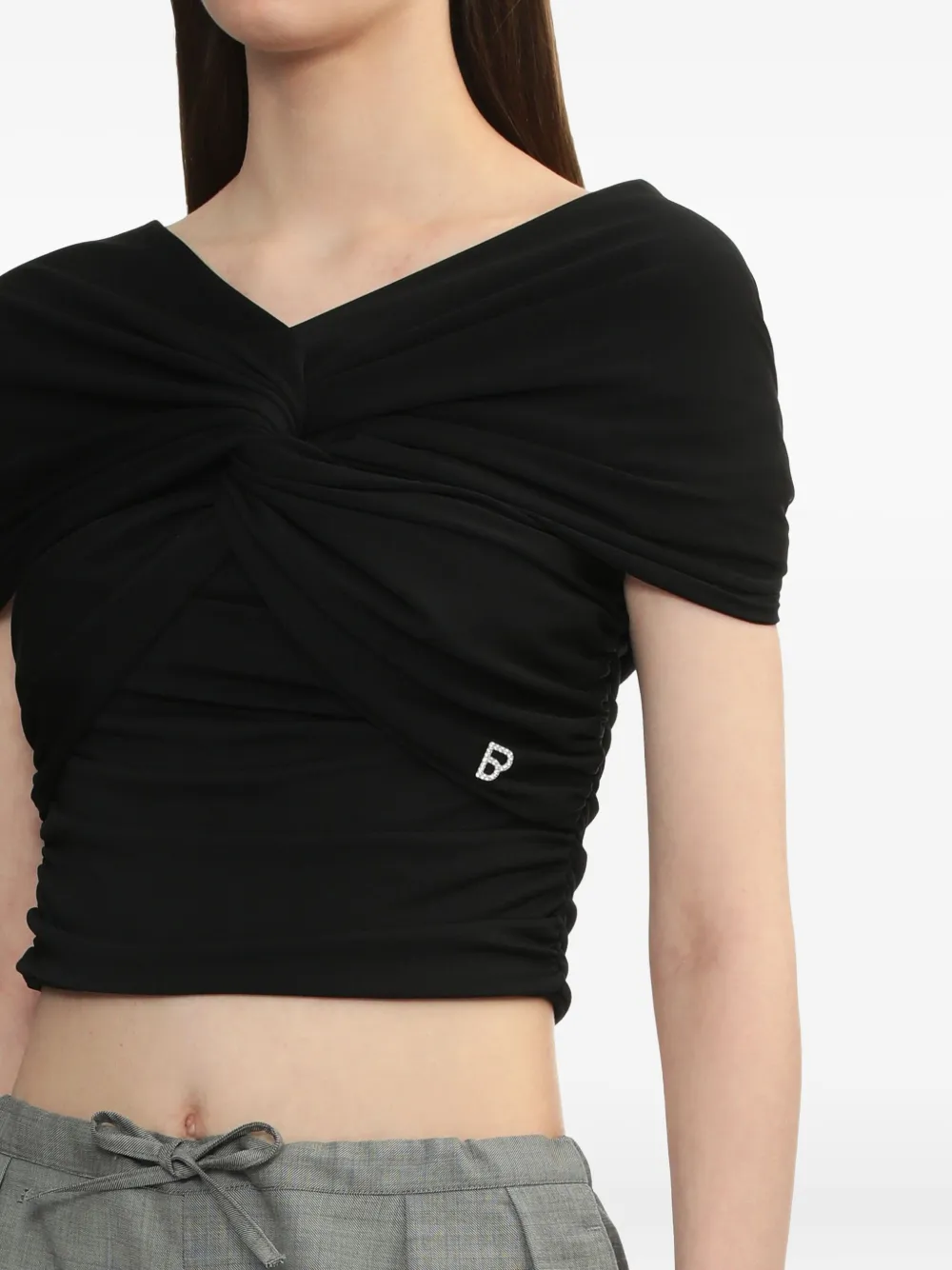 Bapy By *a Bathing Ape® Ruched Blouse In Black
