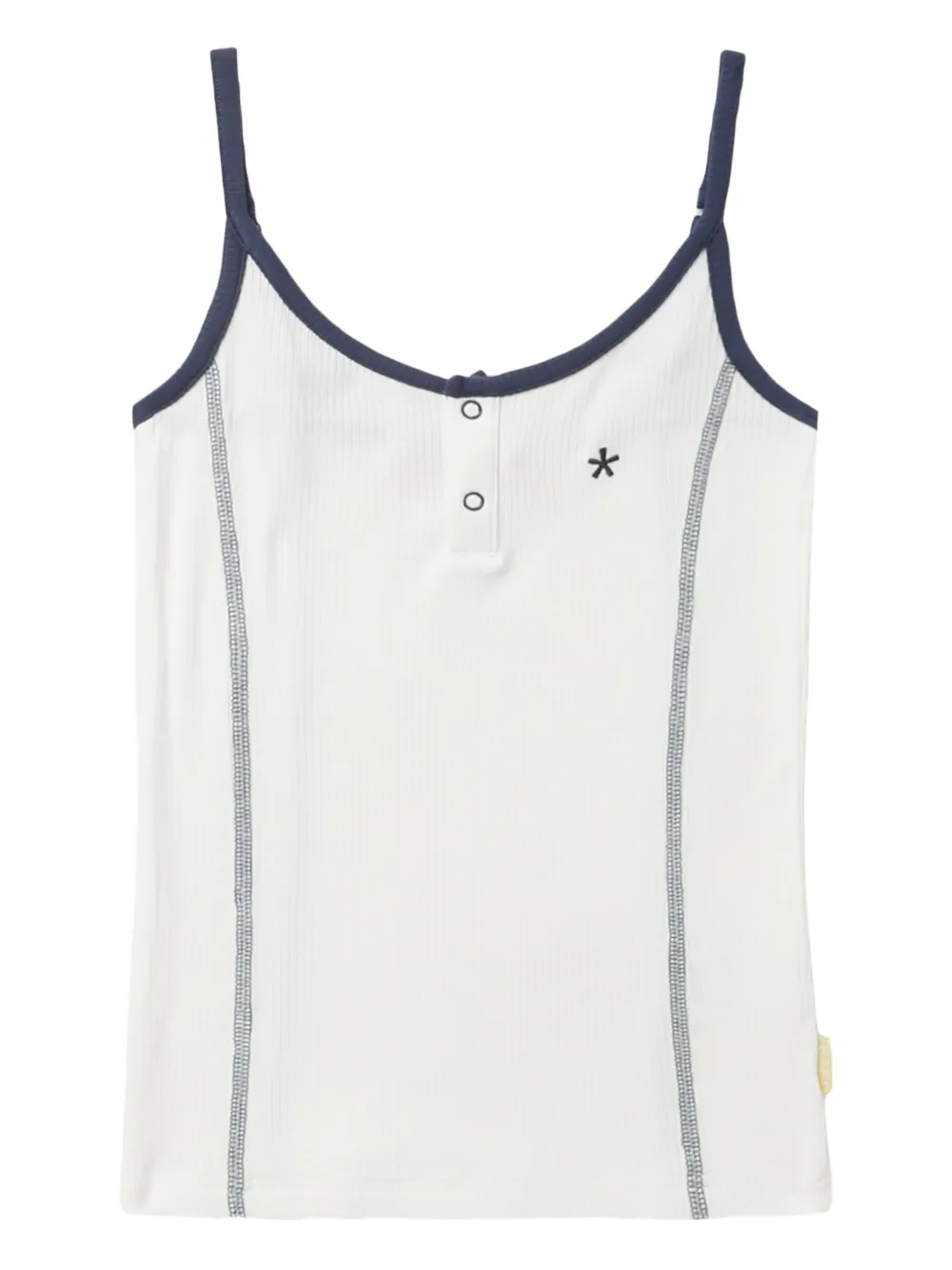 BAPY BY *A BATHING APE® ribbed button-placket tank top | Image 1