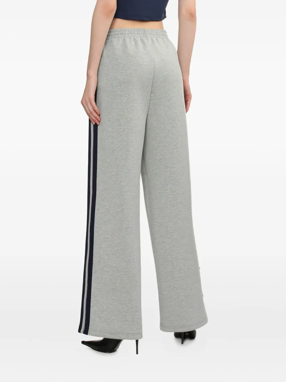 Bapy By *a Bathing Ape® Side-stripe Trousers In Gray