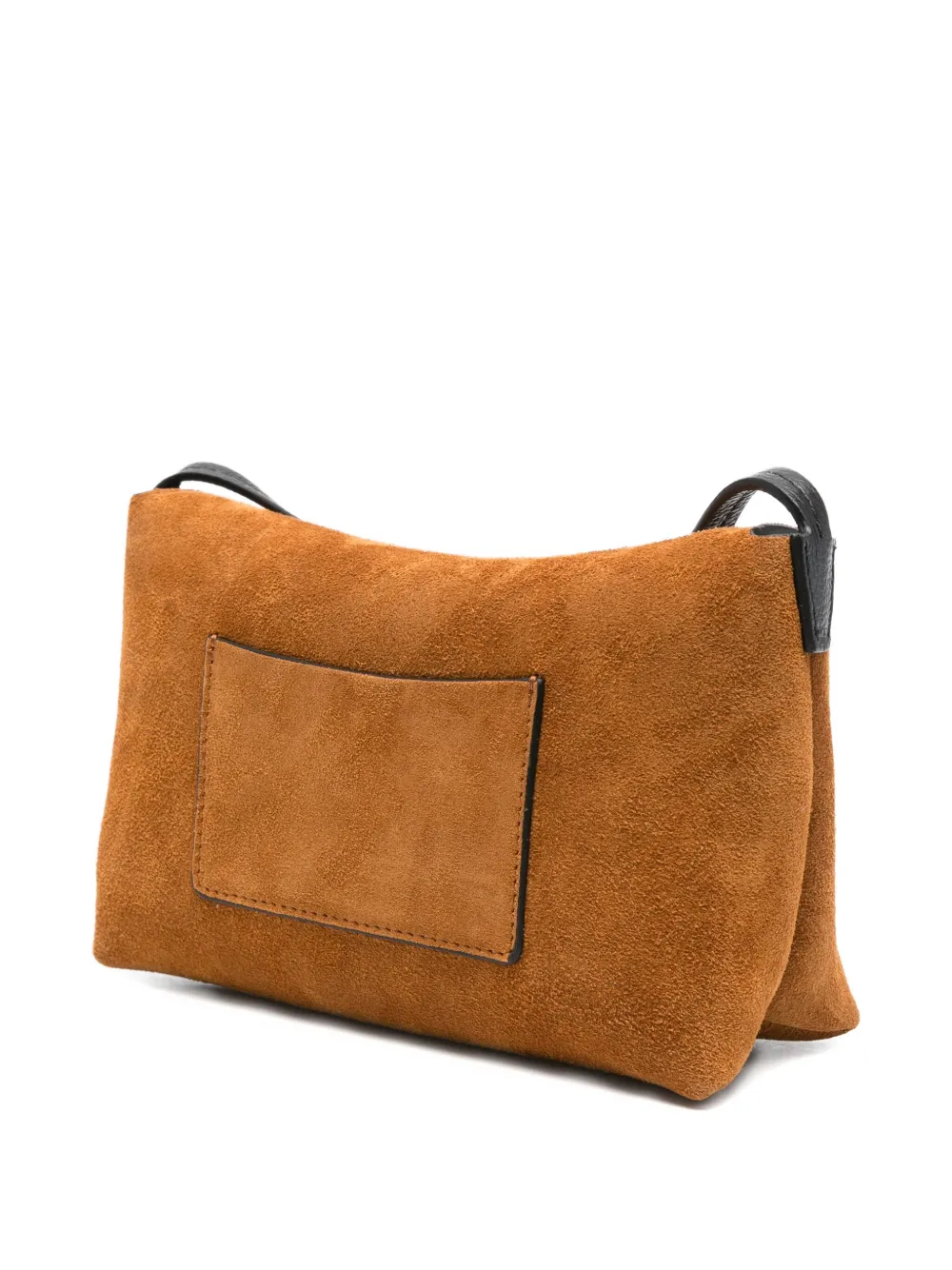 Wandler mini Penelope Slouch suede flap pocket bag Bruin