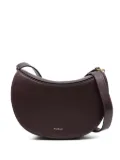 Wandler Kate crescent-shaped leather shoulder bag - Red