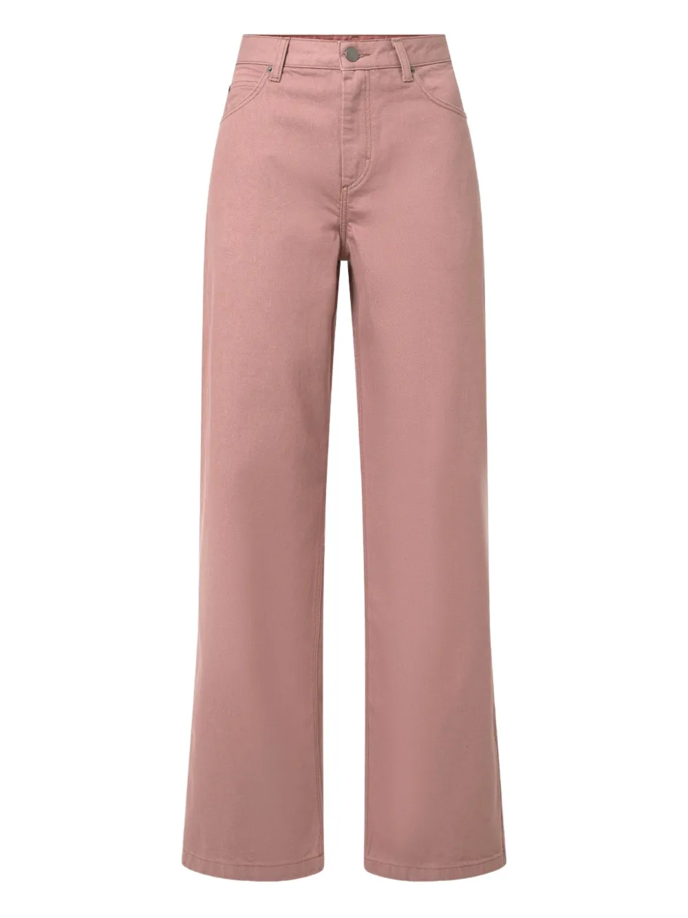 logo-patch cotton jeans