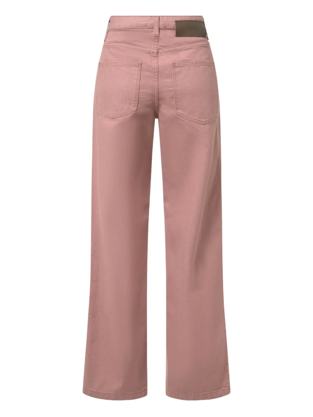 Soeur logo-patch cotton jeans - Roze