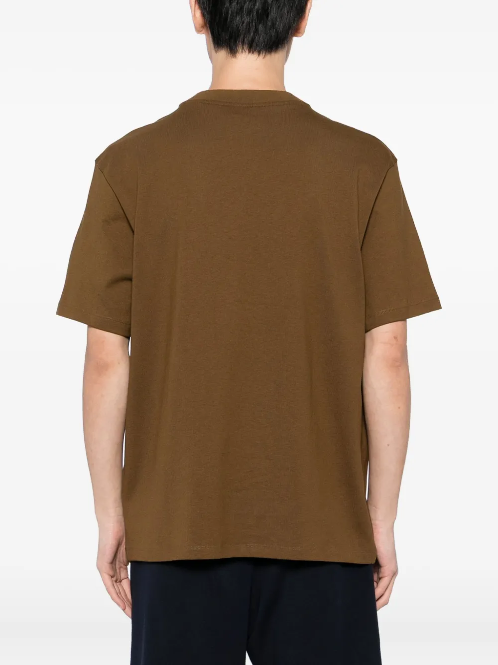 HUGO T-shirt met ronde hals Bruin