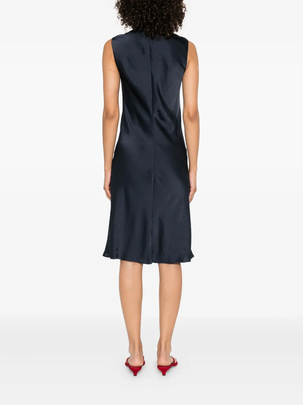 Theory Mouwloze mini-jurk Blauw