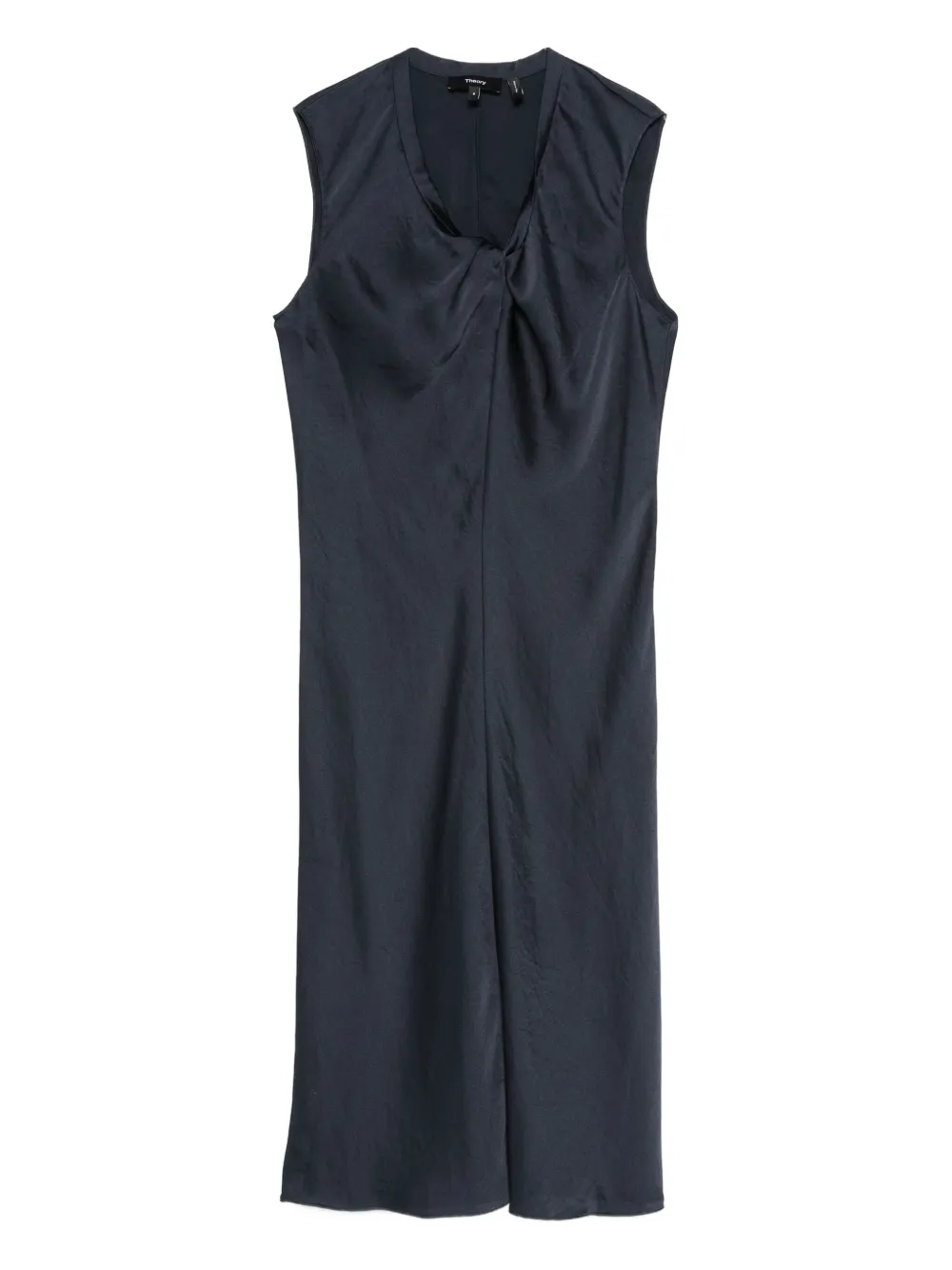Theory twisted sleeveless dress Blauw