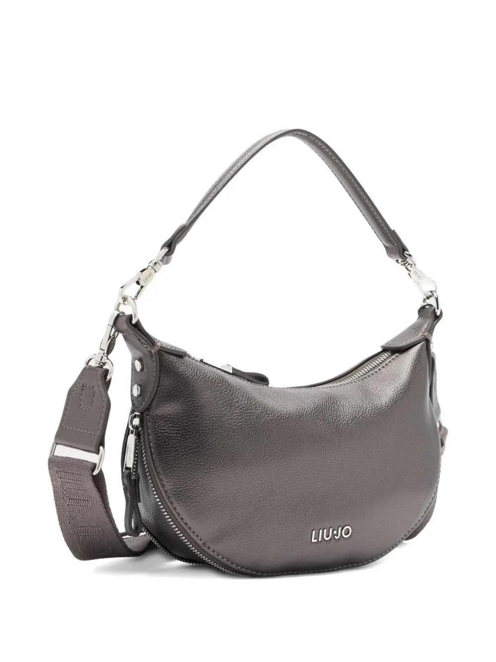 Liu •jo Small Hobo Bag In Gray