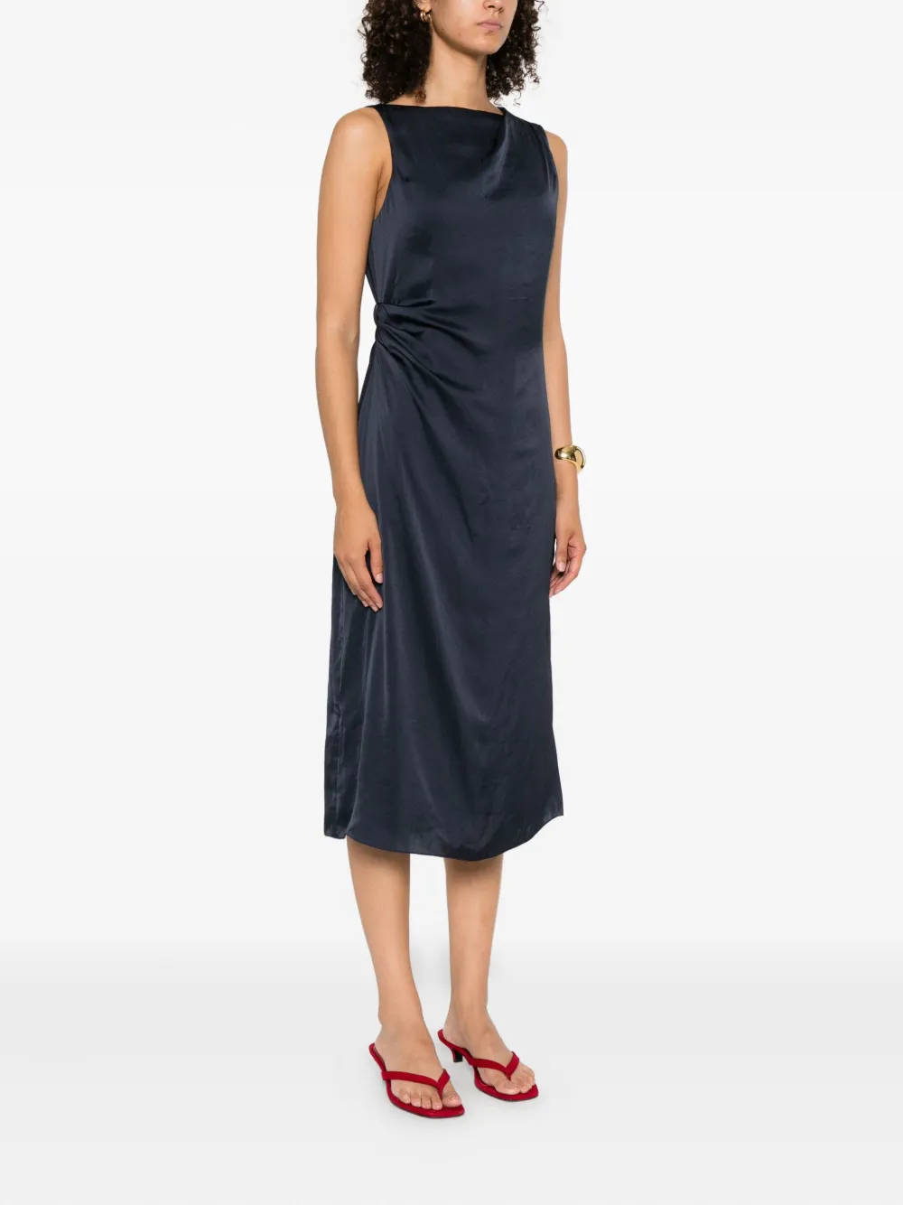 Theory Gedrapeerde mini-jurk Blauw