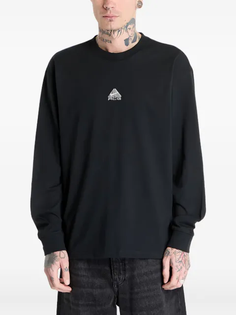 Nike logo-detail long-sleeve T-shirt