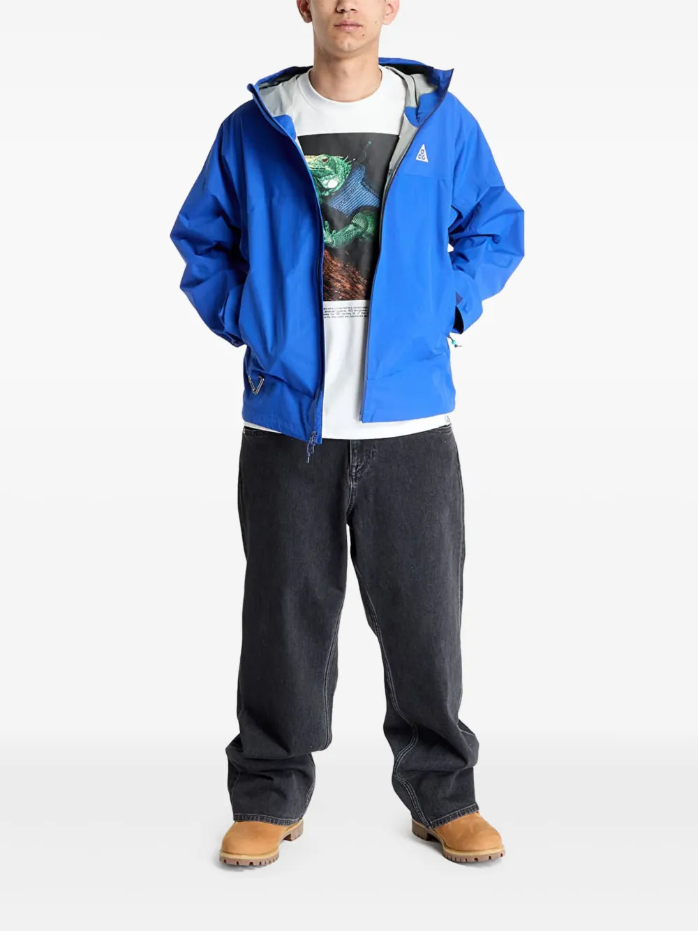 Nike x ACG Morpho jack met capuchon Blauw