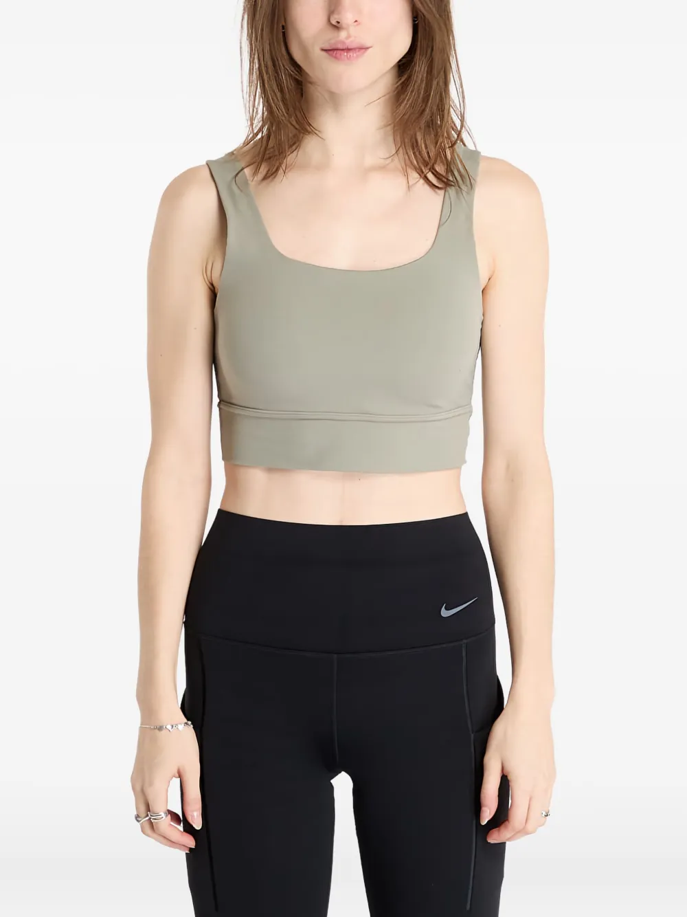 Nike padded sports bra Groen