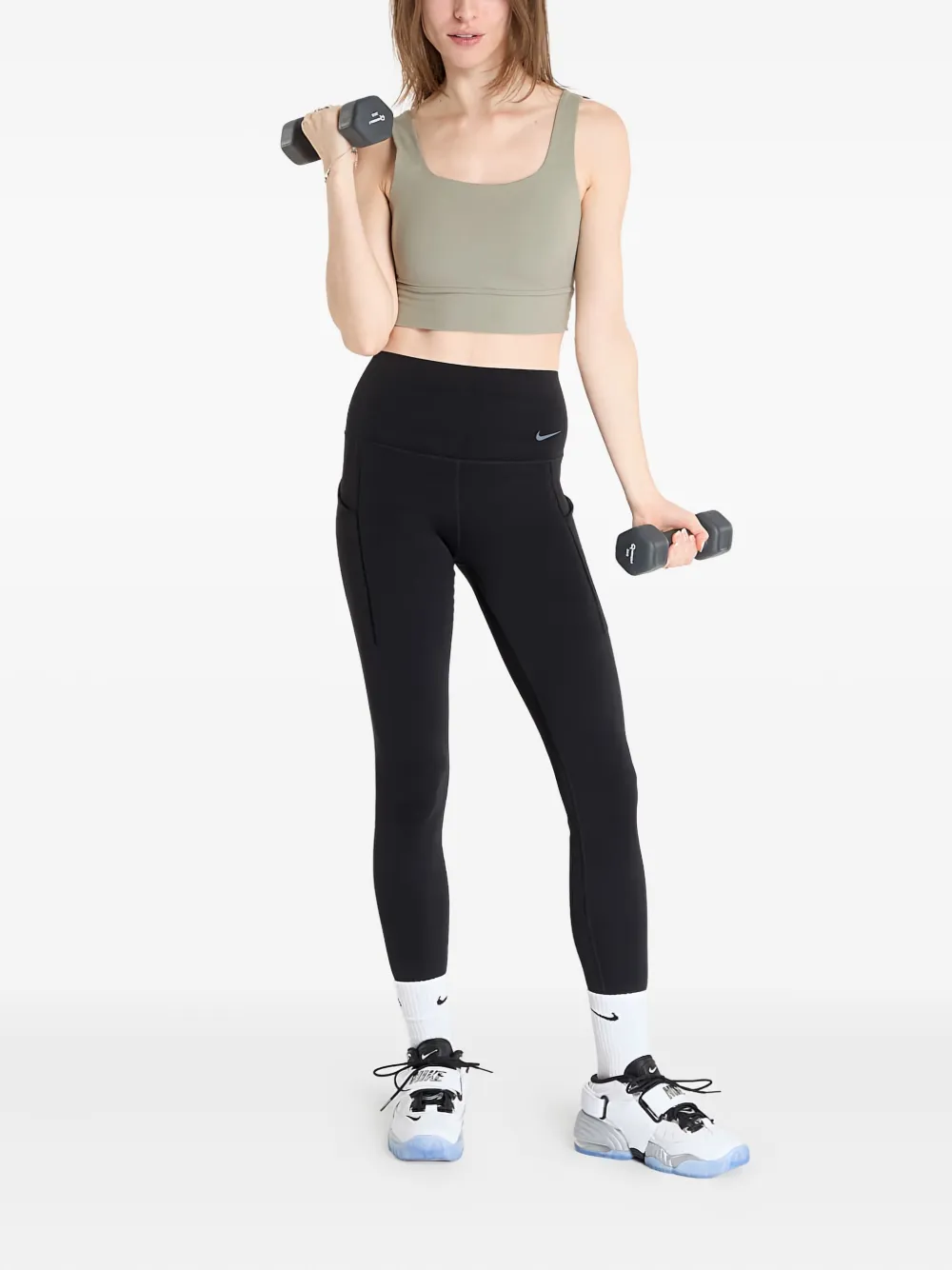 Nike padded sports bra Groen