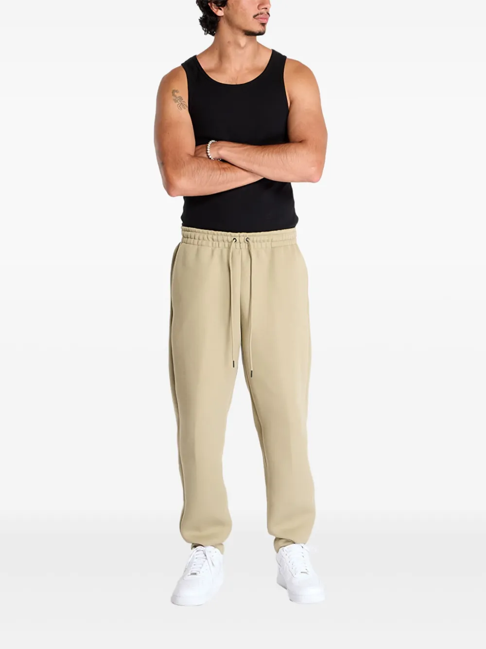 Nike Fleece broek met elastische tailleband Groen