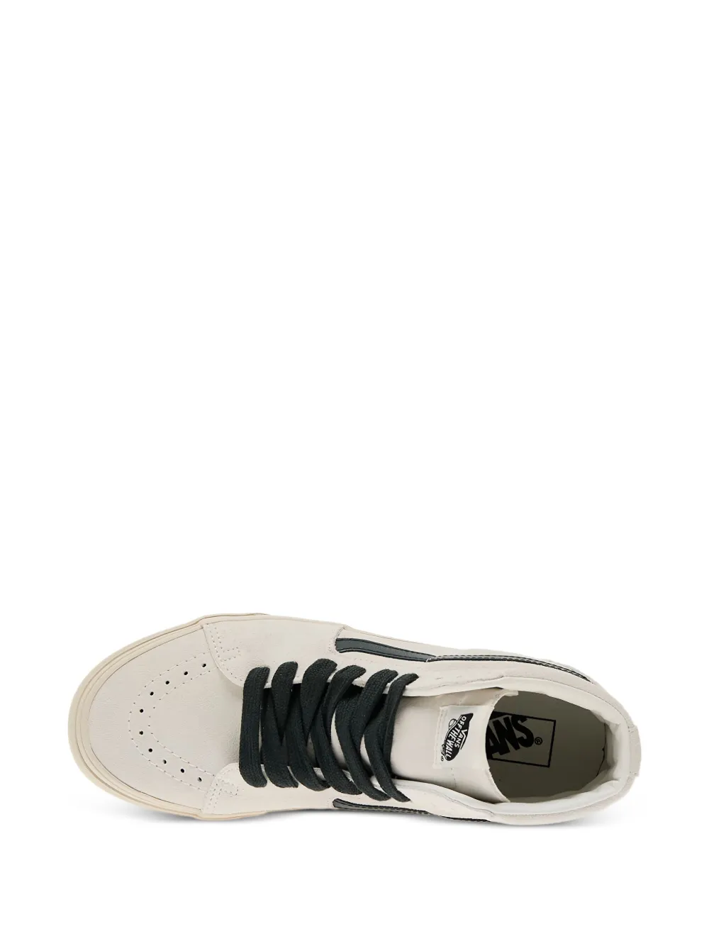 Vans High-top sneakers met suède vlak Wit