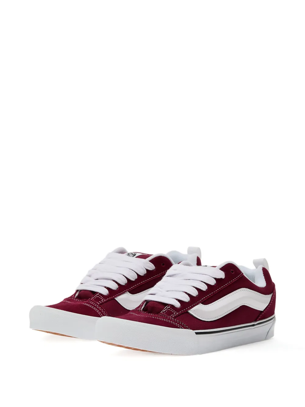 Vans Knu Skool leather sneakers Red