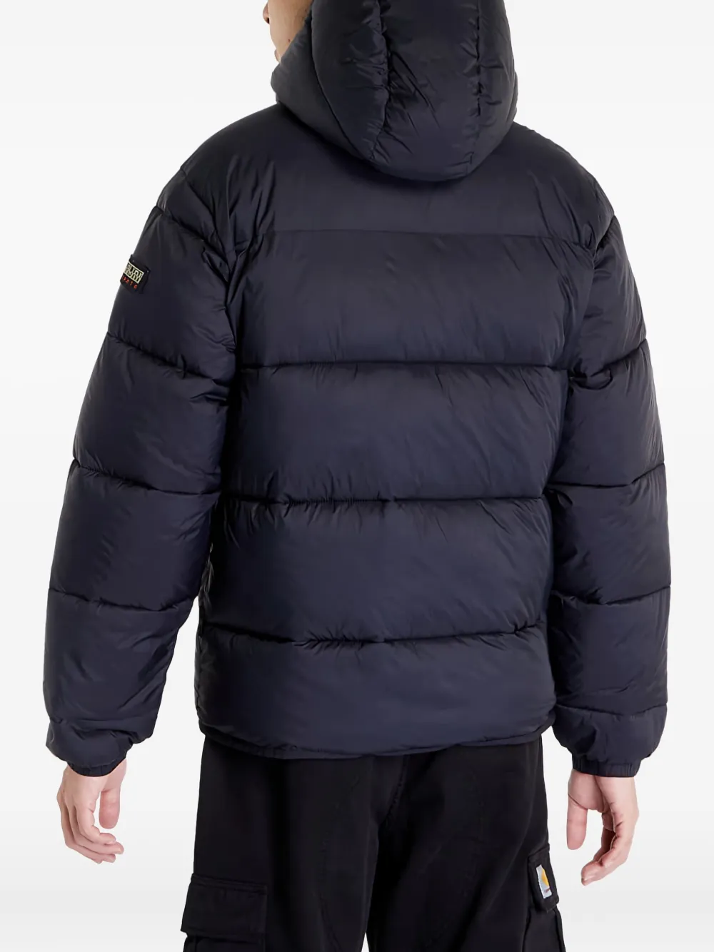 Napapijri hooded puffer jacket Zwart