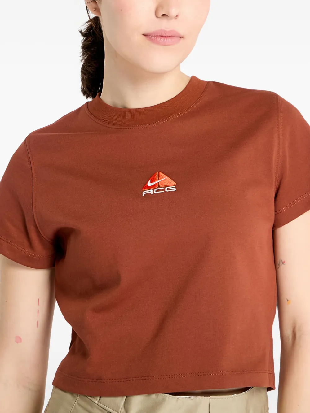 Nike Acg Dri-fit T-shirt In Brown