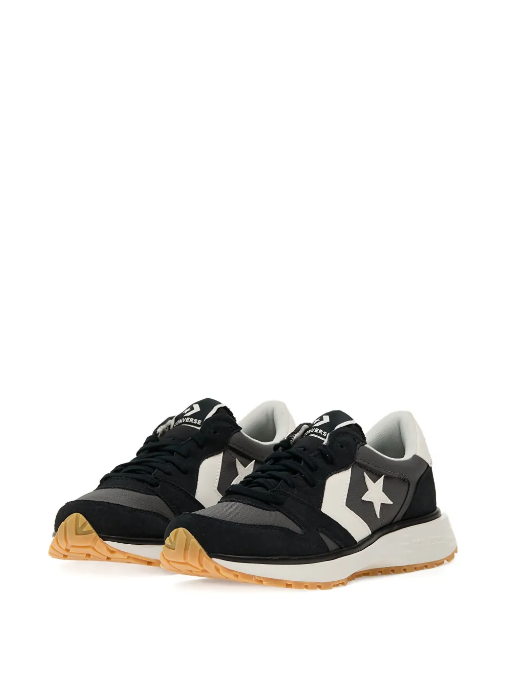 Converse star-patch sneakers Zwart