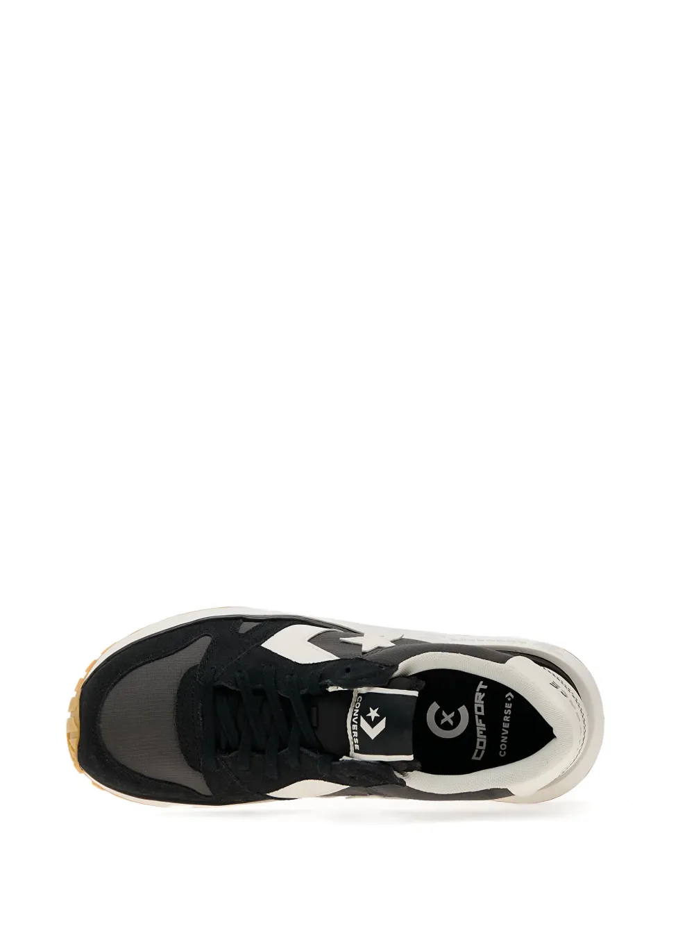 Converse star-patch sneakers Zwart