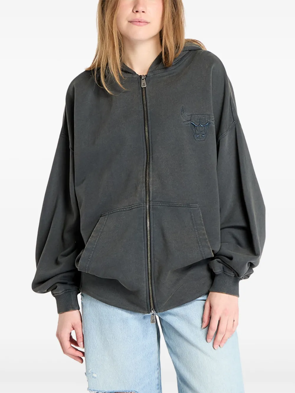 NEW ERA CAP Chicago Bulls logo full-zip hoodie | Hoodies | Image 2