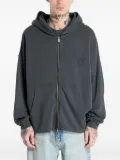NEW ERA CAP Chicago Bulls logo full-zip hoodie - Grey