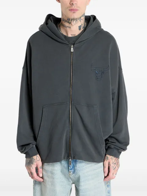 NEW ERA CAP Chicago Bulls logo full-zip hoodie