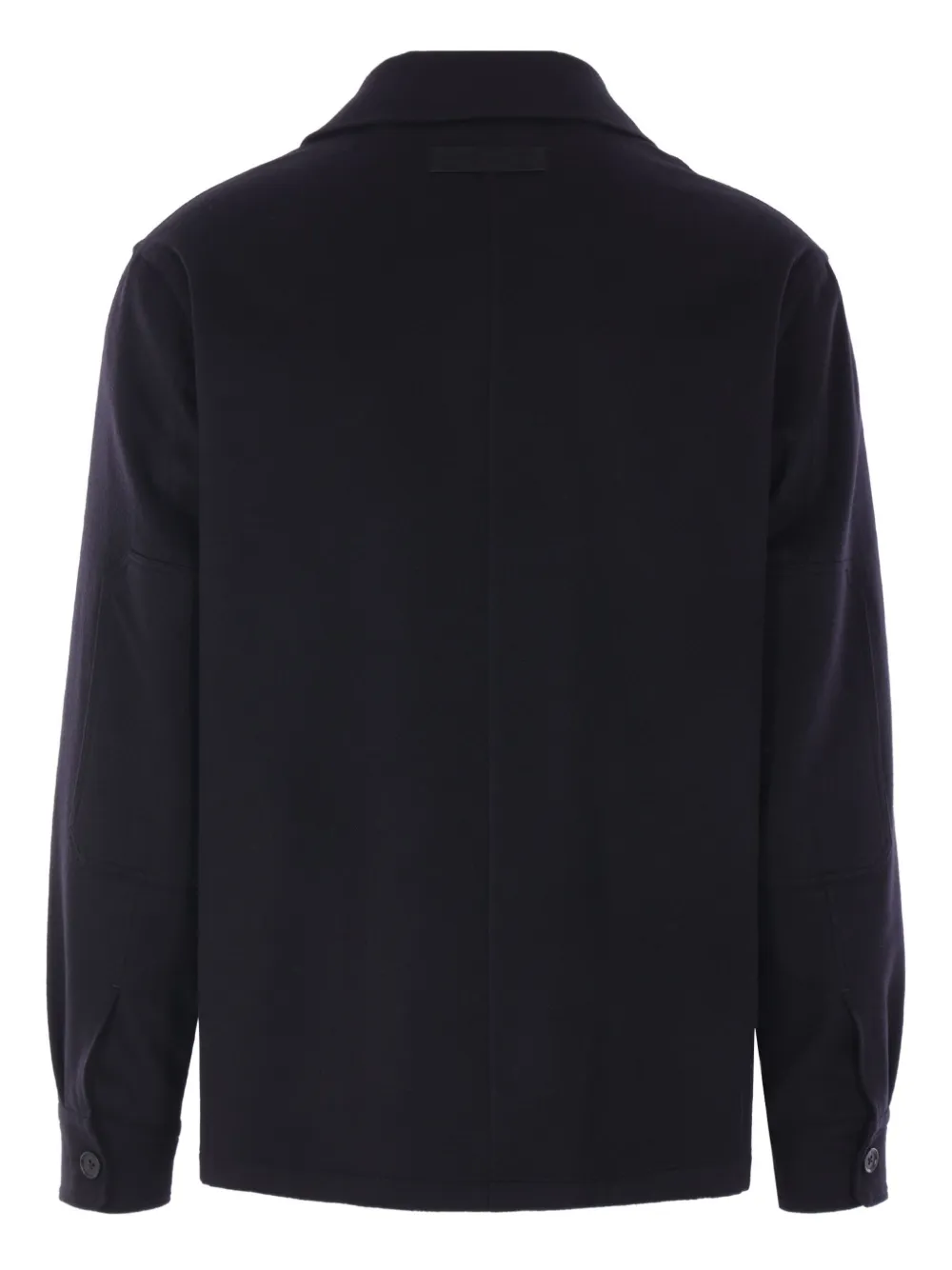Zegna cashmere buttoned shirt - Blauw