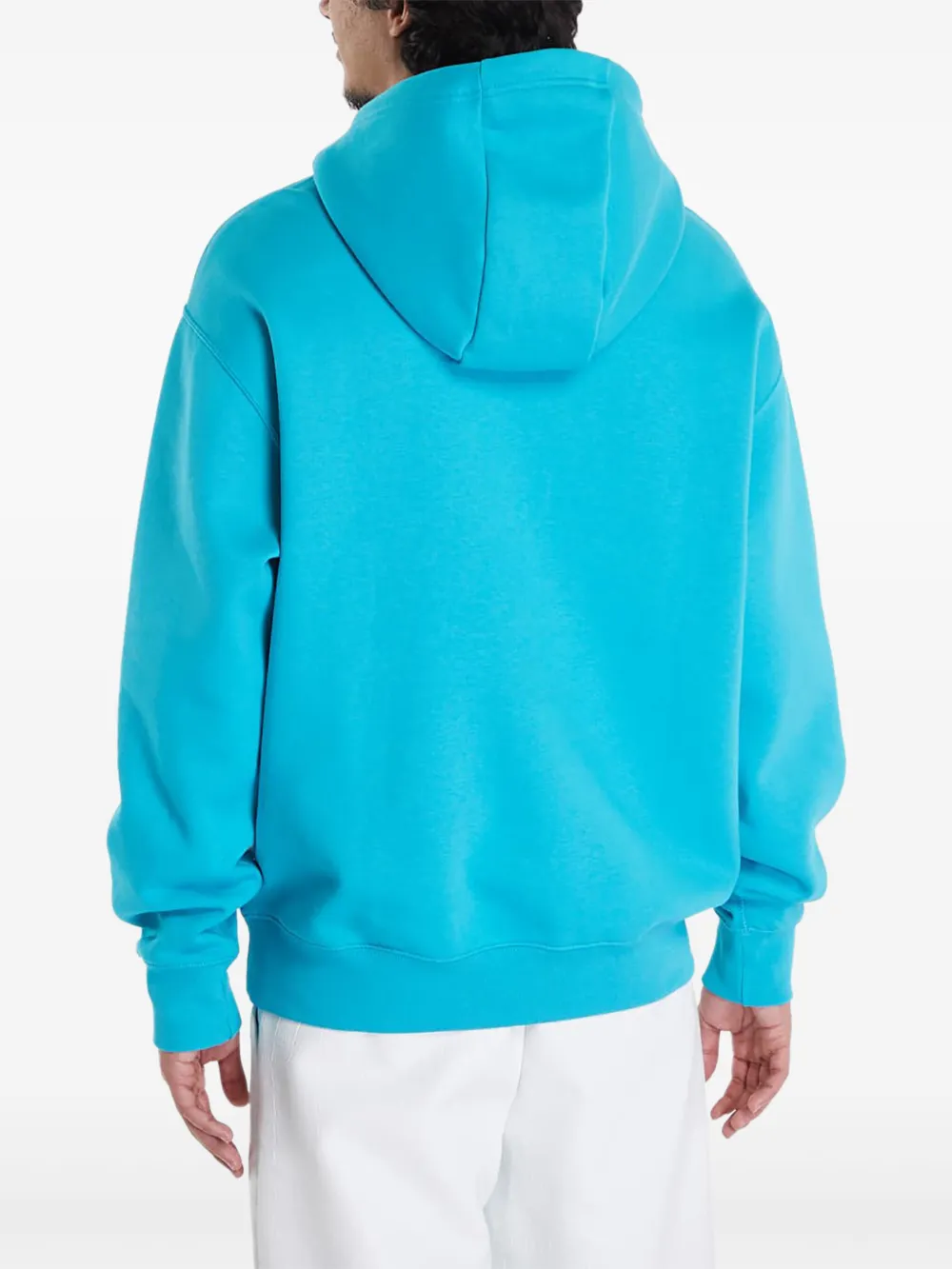 Nike Therma-FIT logo fleece hoodie Blauw