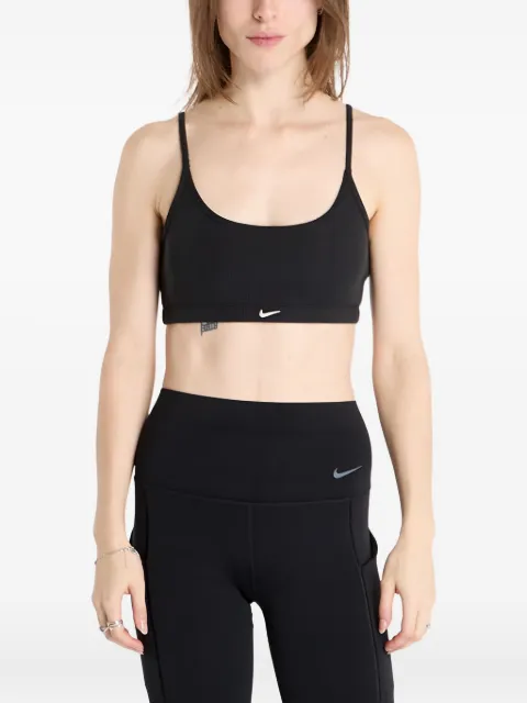 Nike ribbed scoop-neck sports bra