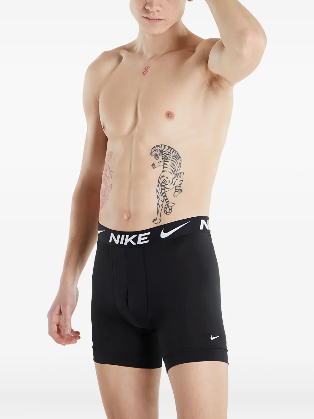 Nike Dri-FIT boxer briefs (pack of three) Zwart