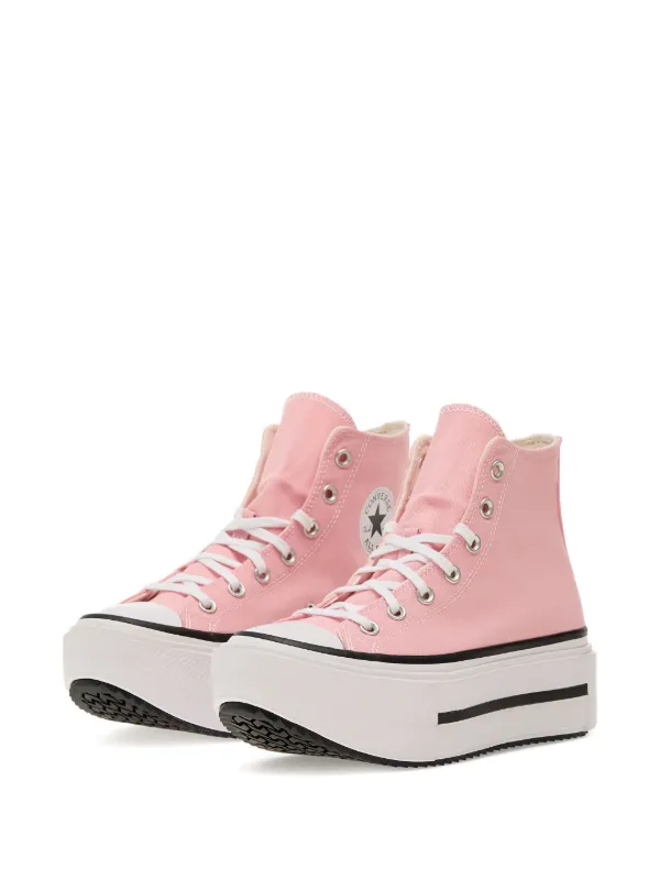 Converse double-stack Platform Sneakers Pink FARFETCH BE