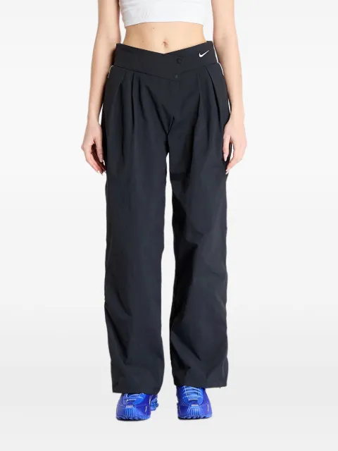 Nike asymmetric pleated trousers
