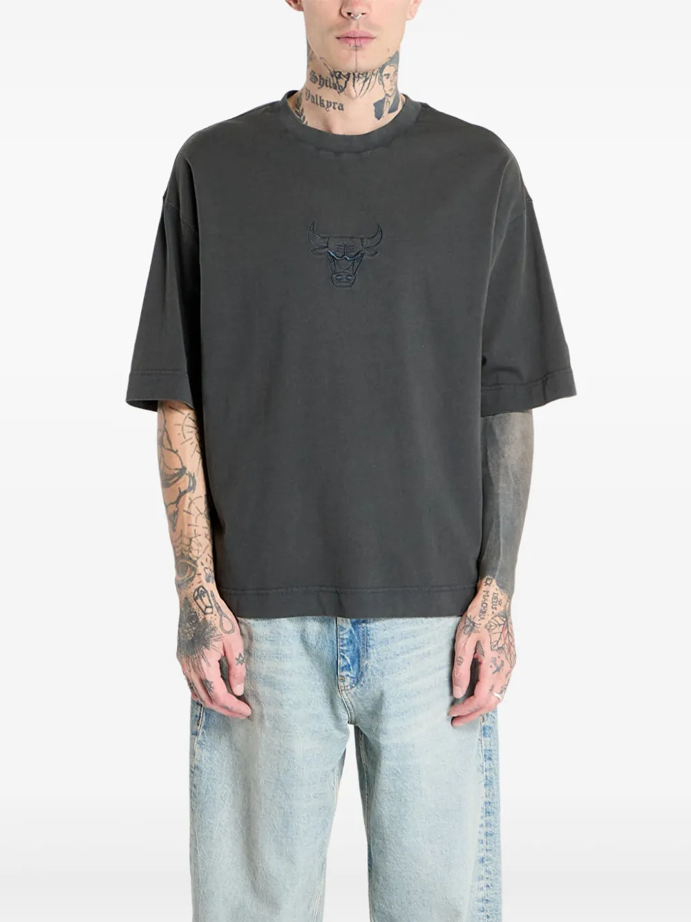 NEW ERA CAP Chicago Bulls T-shirt | Grey | Image 1