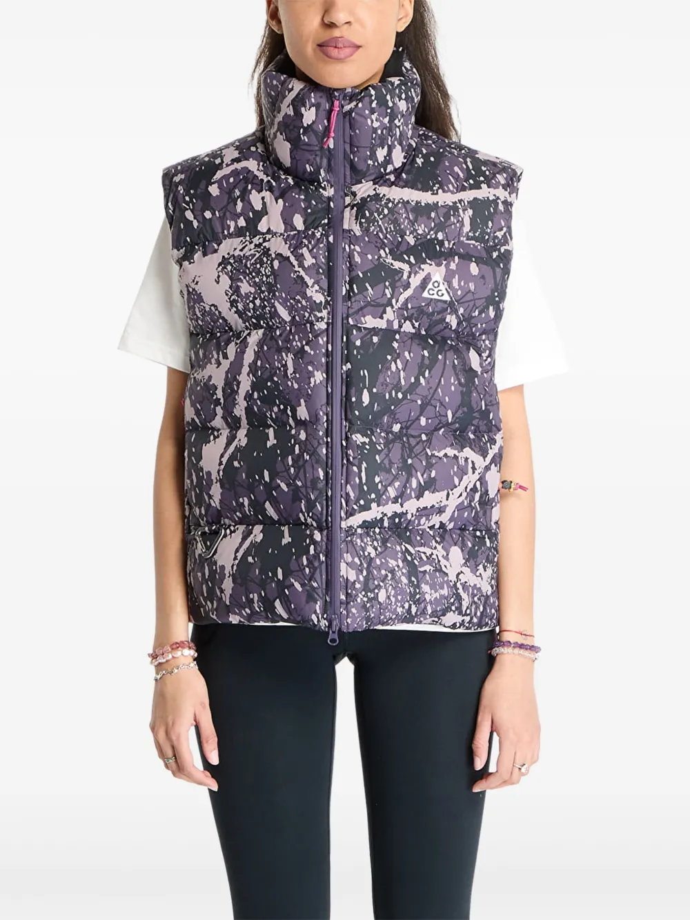 Nike Lunar Lake quilted gilet Paars